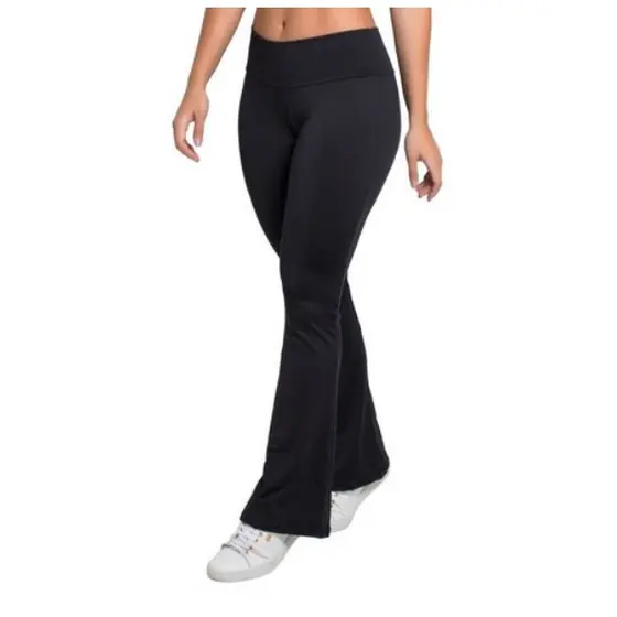 Calça Bailarina Flare Suplex Cintura Alta