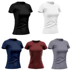 Camiseta Baby Look Dry Fit Feminina Academia Treino Fitness