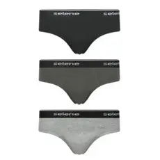 Kit 3 Cuecas Slip Selene Masculina Algodão Toque Macio