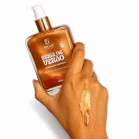 Iluminador Corporal Acelerador Bronze Pele Dourada Intensifica Mantém Bronze