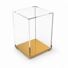 Porta objetos Canetas ou Pincéis em Acrílico transparente