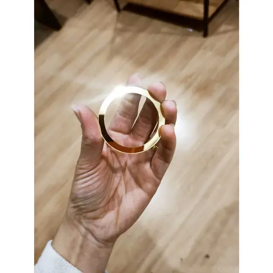 Argolas de Acrílico Espelhado p/ Guardanapo e Personalizados de Festa 5cm Altura