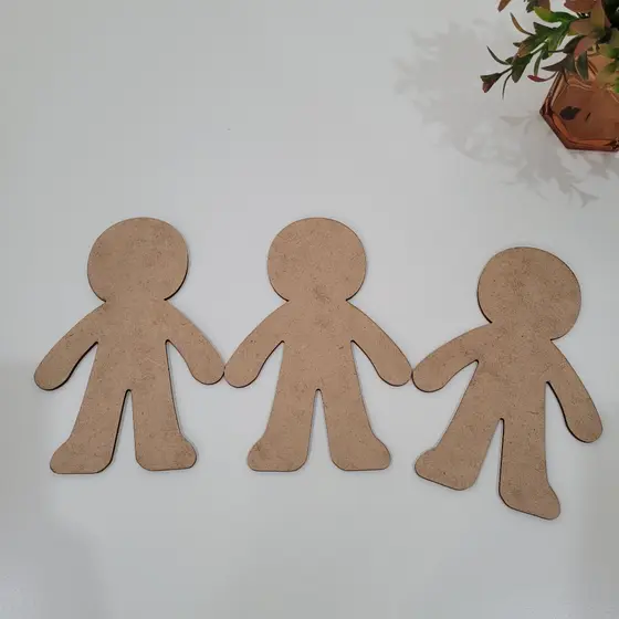 Retros personalizado formato boneco - Kit 20 unidades - 15cm de altura