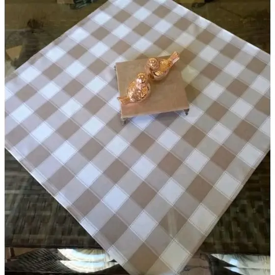 2 Toalhas De mesa Chá De Oxford Quadrada 70cm X 70cm Com Bainha Estampa Cozinha Tecido Grosso Mesa Posta