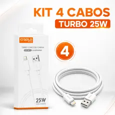 4 Cabos De IPhone Turbo 1 Metro Lightning