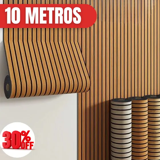 Papel Parede Adesivo Ripado 5m 10m Lavável Removível Fácil de Aplicar Parede Sala Quarto