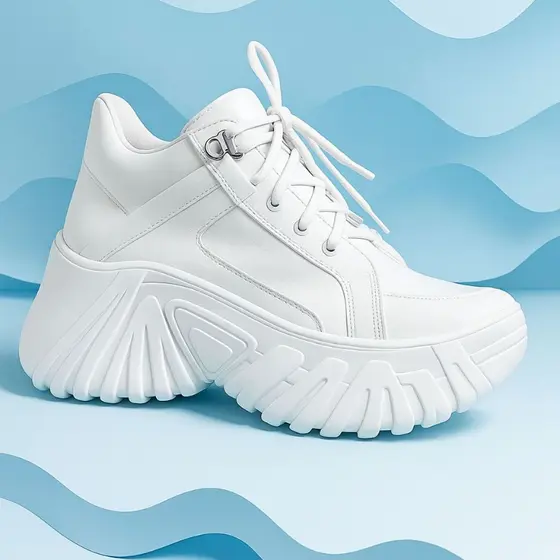 Tênis Buffalo Chunky Sneaker Plataforma 7cm de altura Tênis Para Festa Promoção Envio Imediato