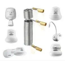 Kit 2 Resistencia Tipo Lorenzetti maxi Ducha, Bello Banho, Torneira Versatil, Relax 110V 220V 4.000W