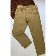 Calça Infantil Masculina Juvenil Slim Menino Sarja
