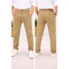 Calça sarja INFANTIL Menino Slim Sarja Infanto Juvenil Skinny Criança