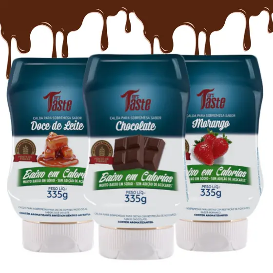 Calda Doce Zero Açúcar E Baixo Sódio 335g Mrs Taste
