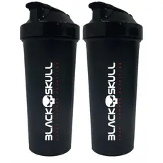 Kit 2 x Coqueteleira Shaker 600ml Para Academia e Whey Protein