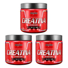 Kit 3 Creatina Hardcore 300g - IntegralMédica