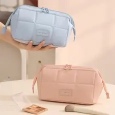 Bolsa De Maquilhagem Grande Capacidade De Armazenamento Cosméticos Portátil De Organizador Viagem