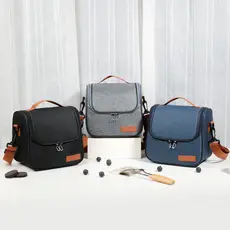 Bolsa Térmica Com Alça Lanche Bebida Lancheira Portátil