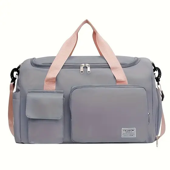 Bolsa De Viagem Sport Com Bolso Impermeável Alça Lateral 30L Capacidade