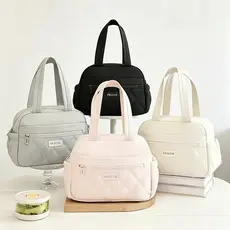 Bolsa Térmica Lancheira Marmita Elegante, Isolada e Impermeáve