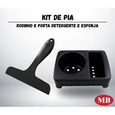 Kit Completo Pia Porta Detergente Rodinho Cozinha Organizador Esponja