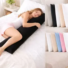 Kit Travesseiro de Corpo e Fronha Modelo Xuxão 1,35M Grande e Macios Noites de Sono de Abraçar