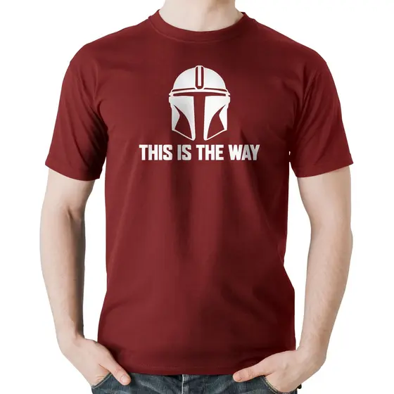 Camiseta The Mandalorian Unissex 100% Algodão Geek