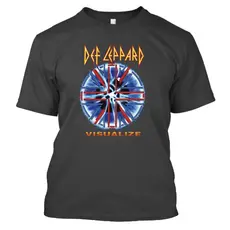 Camiseta Blusa T-Shirt Rock And Roll Hard Def Leppard Banda Musica Estampa Premium 100% Algodão