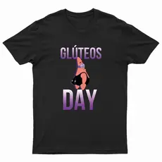 Camiseta Glúteos Day Academia Treinar Unisex 100% Algodão