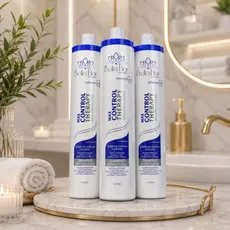 Shampoo Autoajustável Max Control Therapy 1L Hidratação Nutrição Controle de Oleosidade Bella Flor Profissional