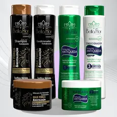 Kits Capilar Max Força 3 Produtos 1 Shampoos, 1 Condicionadores e 1 Mascara
