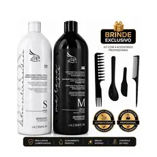 Zap Cosmeticos Escova Progressiva Profissional Me Leva 2X1L Cabelos Lisos Produto de alisar o cabelo