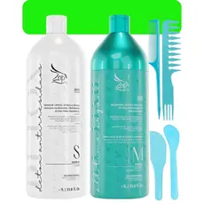 Zap Escova Progressiva All Time Organica Sem Formol 2X1L Profissional