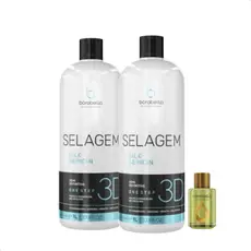Selagem Organica Profissional Borabella 3D Semi Definitiva Sem Formol Kit 2x1L