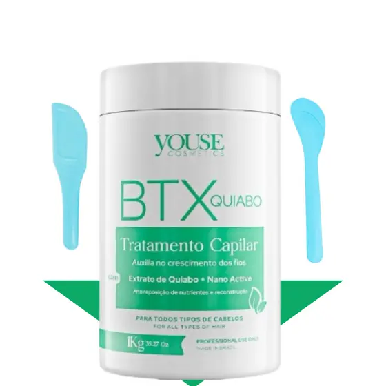Youse Btx Capilar De Quiabo Tratamento Sem Formol 1kg