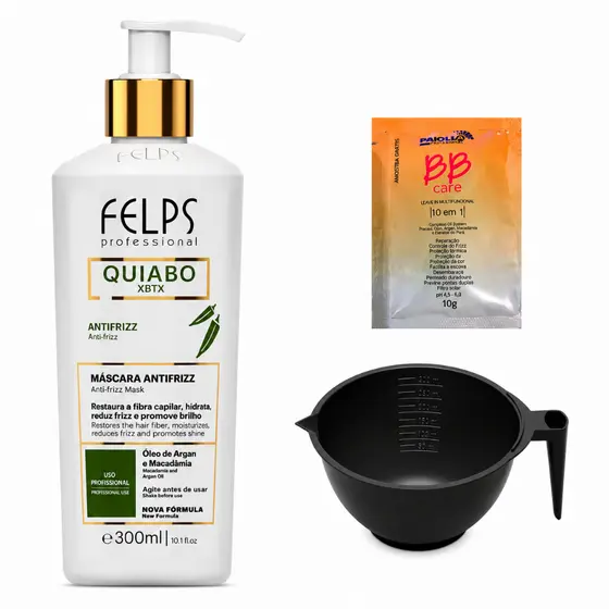 Felps Escova Progressiva Okra De Quiabo Sem Formol 300ml