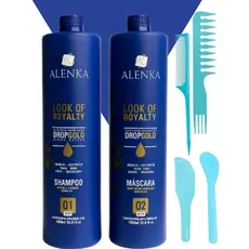Escova Progressiva Alenka Look Royal Orgânico Sem Formol Kit 2x1000ml