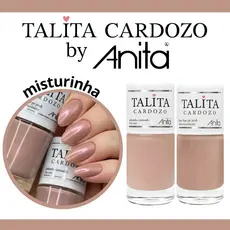 Esmaltes Anita Nude e Top Coat Brilho Secagem Rápida Unhas Lindas