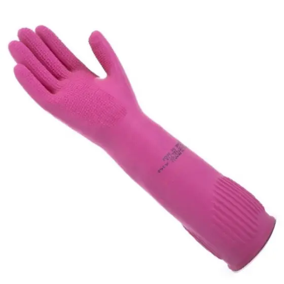 Luva Ranhurada Rosa Punho Longo Volk - CA36368