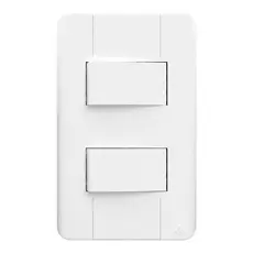 Interruptor Duplo Romazi Jangada Simples 10A 4x2"