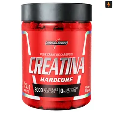 Creatina 100% Pura Monohidratada Hardcore 60 Cápsulas