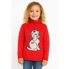 🧶 Blusa Infantil de Tricô -Quentinha Maciae Estilosa, consultar estampas por tamanho,