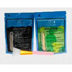 Kit Argilas + Pincel para aplicação PhalléBeauty