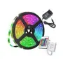 FITA DE LED COLORIDA COM 5 METROS  ( COM CONTROLE REMOTO E FONTE )