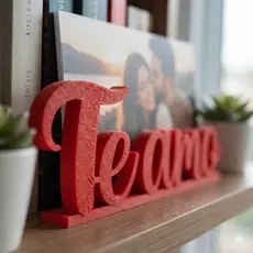 Porta Retrato Suporte Para Fotos "Te Amo" com Base Polaroid OU 10X15 ideal presentear, namorados, datas especiais