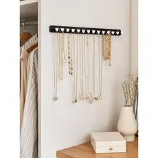 Organizador de Colar e Pulseira Adesivo, Suporte de Colar com Fita 3M Sem Furos