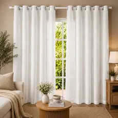 Cortina Voil Linho Flame 2,80x2,30 Sala E Quarto