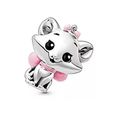 Berloque Gatinha Marie Prata 925 Com Certificado