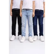 calça jeans infantil 3 cores sortidos
