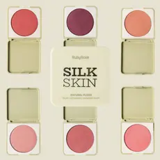 Blush Natural Flush Compacto Linha Silk Skin By Ruby Rose