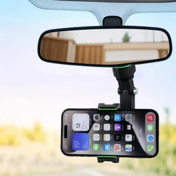 Suporte para Celular Encaixe Retrovisor Veicular 360º