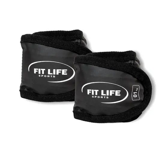 Par Caneleira Tornozeleira de Peso 1kg Fit Life