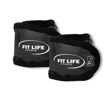 Par Caneleira Tornozeleira de Peso 1kg Fit Life